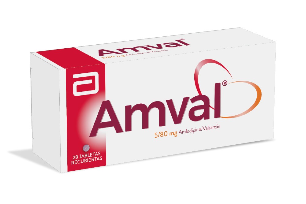 Amval 5 / 80 mg Caja Con 28 Tabletas Rx Rx1 Rx4