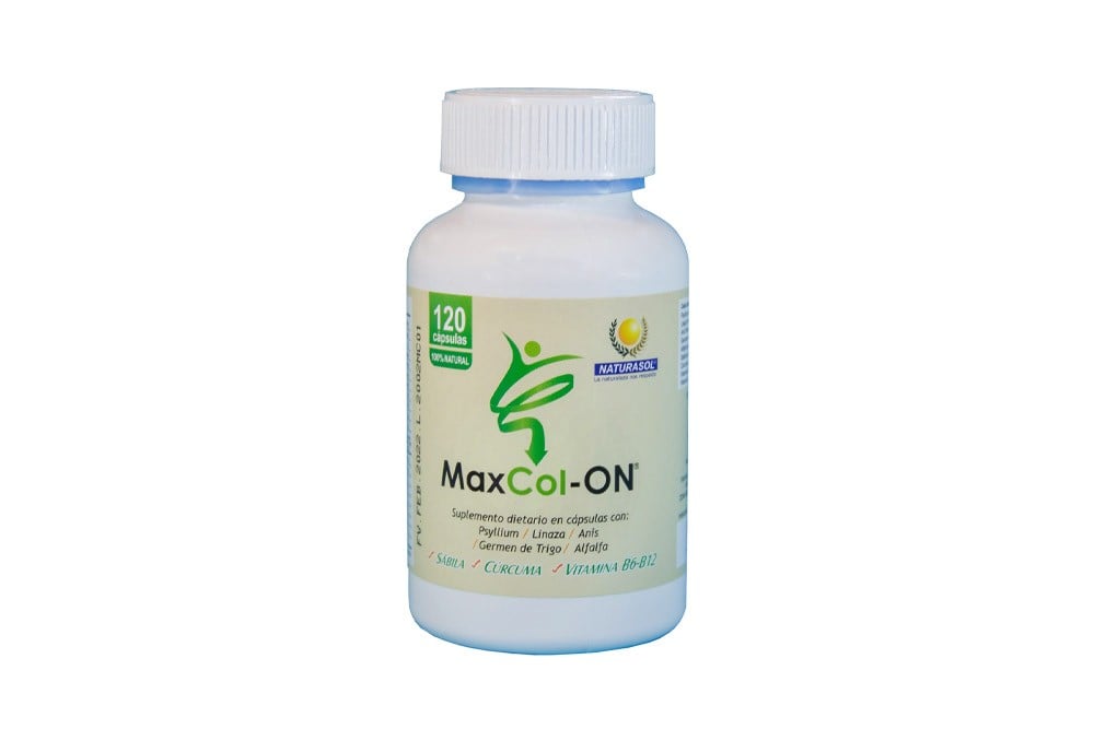 Maxcol-On Caja Con 120 Cápsulas
