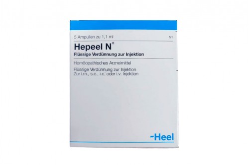 Hepeel N Solución Inyectable Caja con 5 Ampollas
