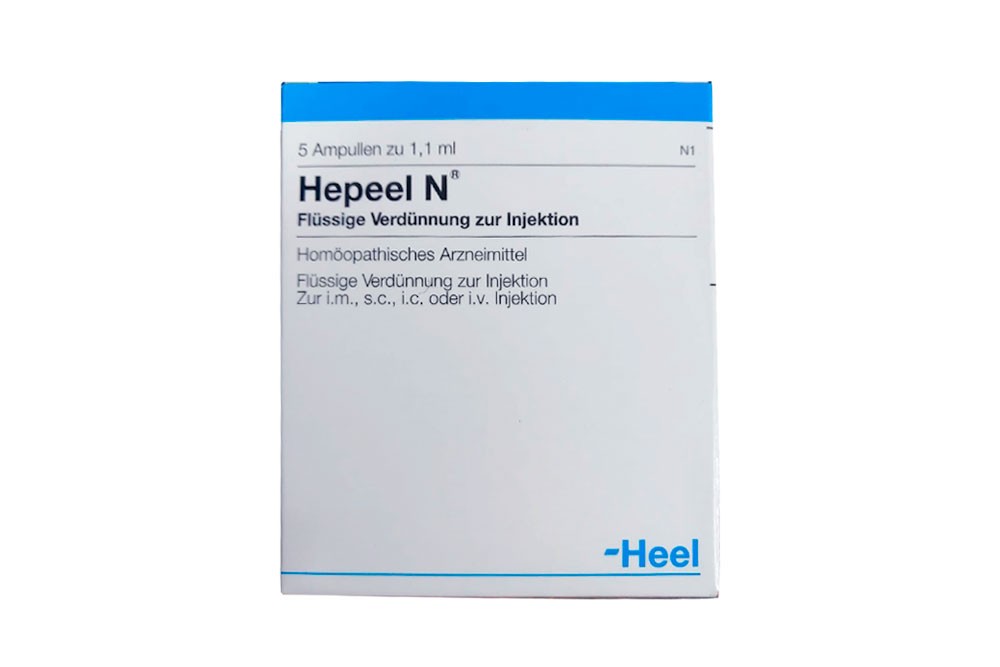 Hepeel N Solución Inyectable Caja con 5 Ampollas