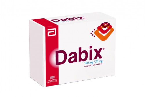 Dabix 160 / 25 Mg Caja Con 30 Tabletas Recubiertas Rx Rx4
