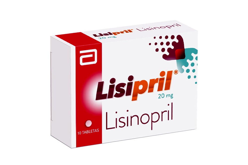 Lisipril 20 mg Caja Con 10 Tabletas