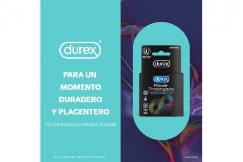 Durex Condon Placer Prolongado 3 unidades
