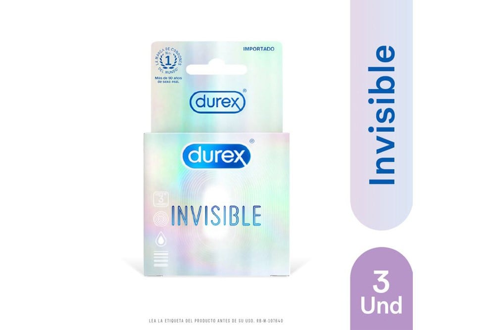 Durex Condon Invisible 3 unidades
