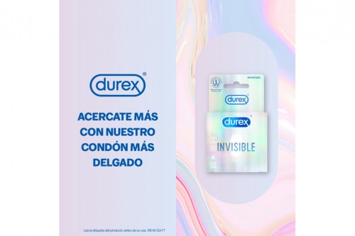 Durex Condon Invisible 3 unidades
