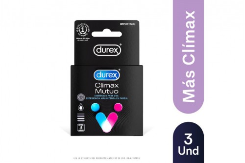 Durex Condon Climax Mutuo 3 unidades