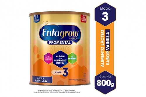 Enfagrow Premium Etapa 3 Sabor Vainilla Tarro Con 800 g