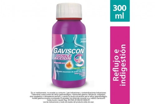 Gaviscon Doble Acción En Botella 300 Ml