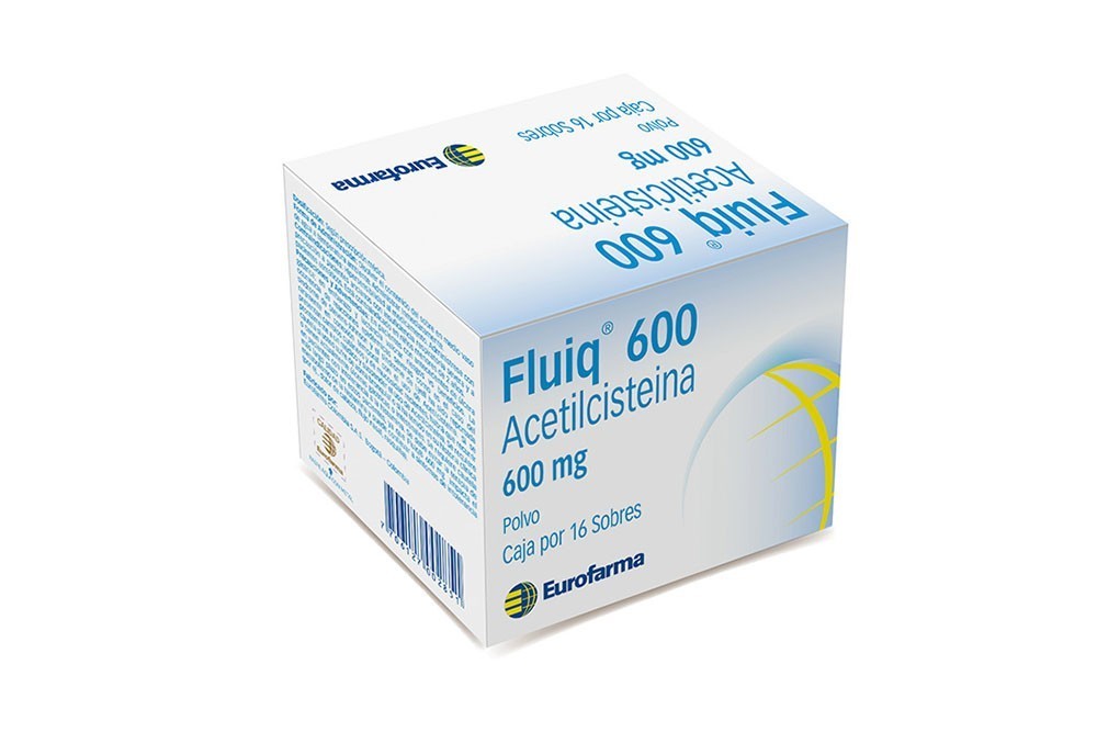 Fluiq 600 Mg Caja 16 Sobres