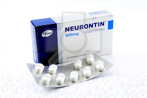 Neurontin 800 mg Caja Con 18 Tabletas Recubiertas Rx1 Rx4