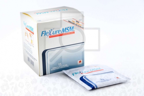 Flexure Msm Caja Con 15 Sobres 8 mg - Sabor Piña - Naranja Rx