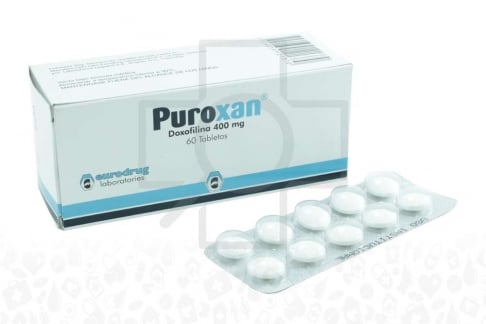 Puroxan 400 mg Caja Con 60 Tabletas Rx