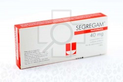Segregam 40 mg Caja Con 28 Comprimidos Con Cubierta Entérica Rx