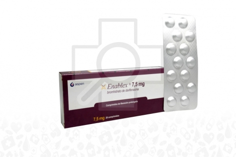 Enablex 7.5 mg Caja Con 28 Comprimidos De Liberación Prolongada Rx Rx1 Rx4