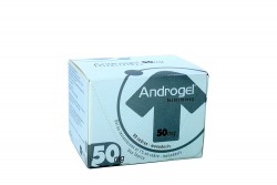 Androgel 50 mg Gel De Testosterona Al 1% Caja Con 30 Sobres Rx