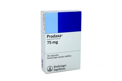 Pradaxa 75 mg Caja Con 30 Cápsulas Rx Rx1