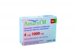 Amaryl M 4 / 1000 mg Caja Con 16 Comprimidos Recubiertos Rx1 Rx4