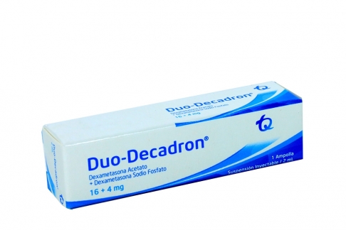 Duo-Decadron Suspensión Inyectable 2 mL En Caja Con 1 Ampolla