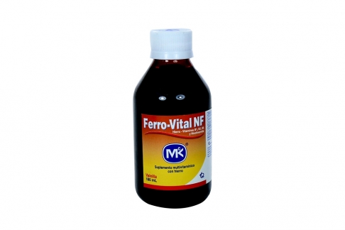 Ferro – Vital NF Frasco Con 180 mL – Sabor Vainilla