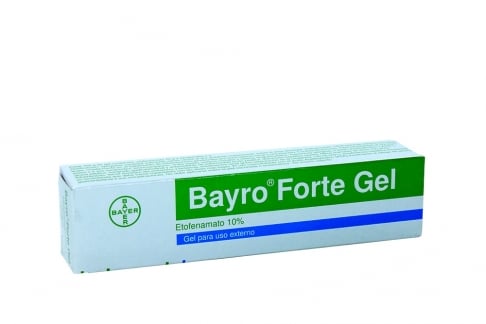 Bayro Forte Gel 10% Caja Con Tubo De 20 G