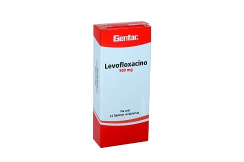 Levofloxacino 500 Mg Caja Con 14 Tabletas Rx2