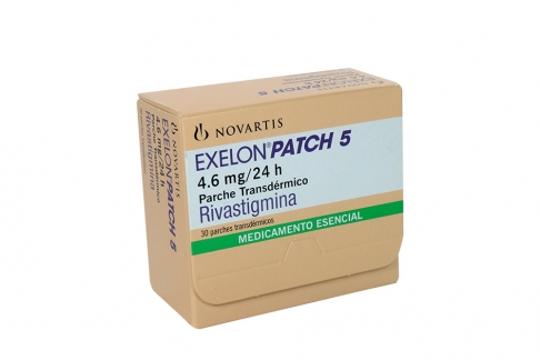 Exelon Patch 5 cm2 / 9 mg (4.6 mg / 24 h) Caja Con 30 Parches Transdérmicos Rx Rx1 Rx4