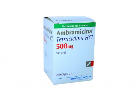 Ambramicina 500 Mg Caja Con 240 Cápsulas Rx2