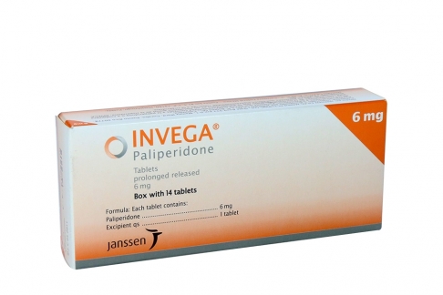Invega 6 mg Caja Con 14 Tabletas De Liberación Prolongada Rx4 Rx1