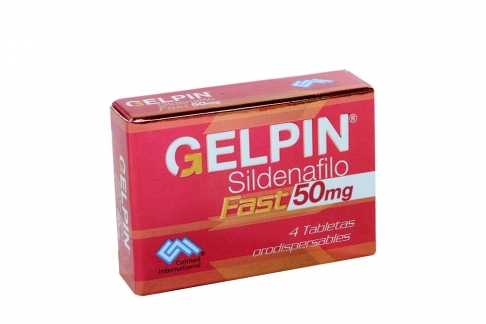 Gelpin Fast 50 mg Caja Con 4 Tabletas Rx