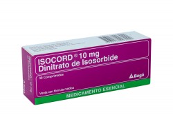 Isocord 10 mg Caja Con 30 Comprimidos Rx