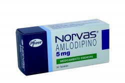 Norvas 5 mg Caja Con 30 Tabletas Rx4