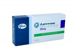Lipitor 20 Mg Caja Con 14 Tabletas Rx