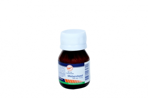 Mebendazol 100 mg / 5 mL Suspensión Frasco Con 30 mL Rx