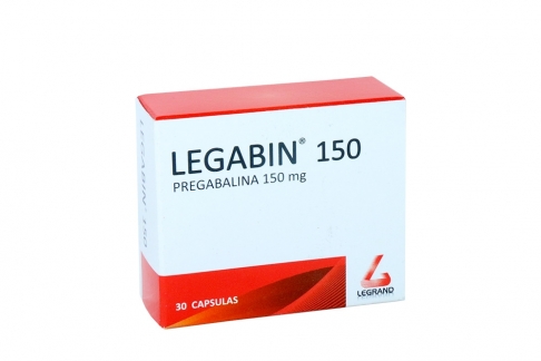 Legabin 150 mg Caja Con 30 Cápsulas Rx4
