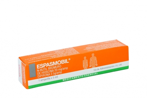 Espasmobil Solución Inyectable Caja Con Ampolla Con 5 mL Rx