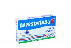 Lovastatina 20 mg Caja Con 20 Tabletas Rx4