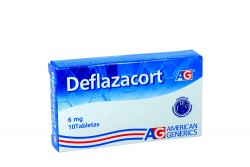 Deflazacort 6 mg Caja 10 Tabletas Rx Rx1
