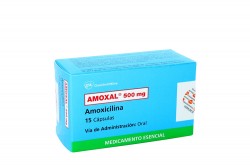 Amoxal 500 mg Caja Con 15 Cápsulas Rx2