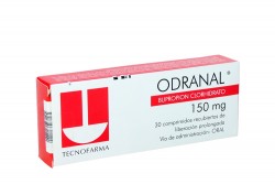 Odranal 150 mg Caja Con 30 Comprimidos Recubiertos de Liberación Prolongada Rx4 Rx1