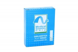 Medical Gasa Aséptica Caja Con 1 Unidad Con 1 / 2 x 1 Yardas