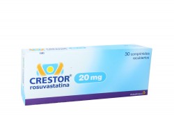 Crestor 20 mg Caja Con 30 Comprimidos Recubiertos Rx