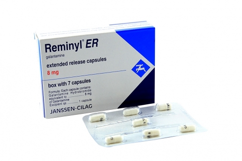 Reminyl ER 8 mg Caja Con 7 Cápsulas Rx1 Rx4