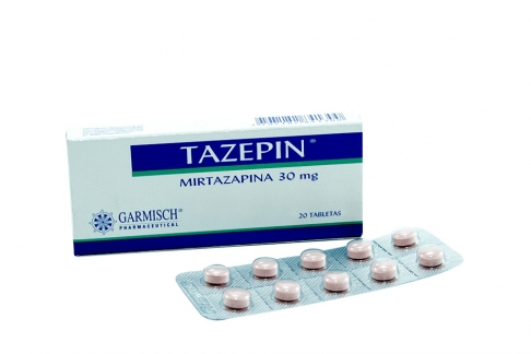 Tazepin 30 mg Caja X 20 Tabletas Rx Rx1