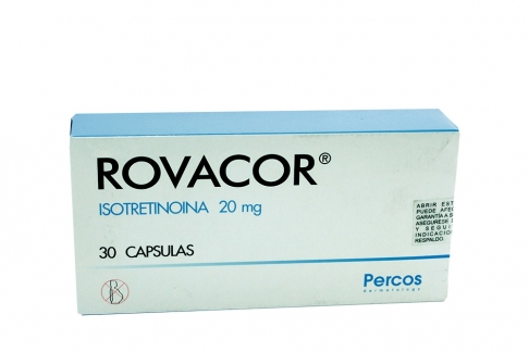 Rovacor 20 mg Caja Con 30 Cápsulas Rx Rx5