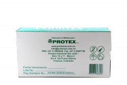 Guante Examen Examtex Plus Talla XS Caja Con 100 Unidades - Antibacteriano
