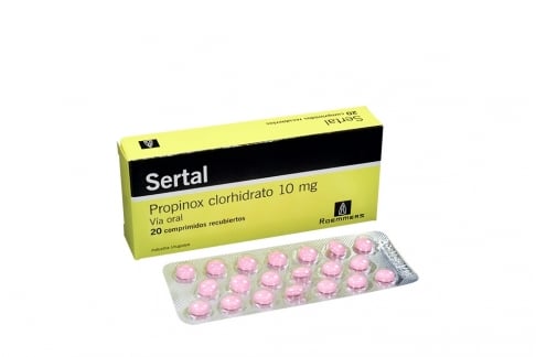 Sertal 10 mg Caja Con 20 Comprimidos Rx