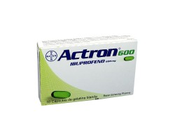 Actron 600 mg Caja Con 10 Cápsulas Rx