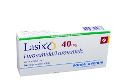 Lasix 40 mg Caja X  20 Comprimidos RX