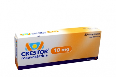 Crestor 10 mg Caja Con 30 Comprimidos Recubiertos Rx