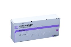 Synthroid 175 mcg Caja X 30 Tabletas Rx